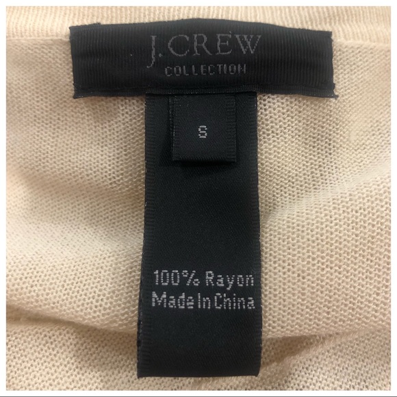 J. Crew Collection Size Small Short Sleeve Ruffle Cardigan Sweater - Picture 5 of 7